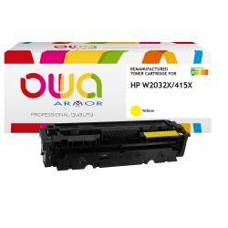 Armor Toner Compatibile per Hp 415X Giallo W2032A 6.000 pag