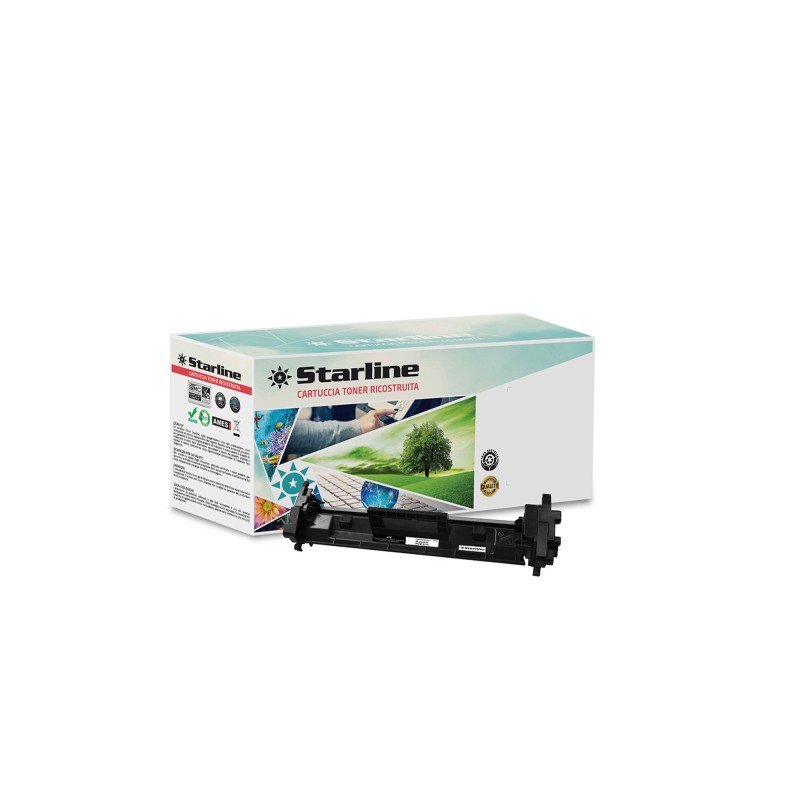 Starline Toner Ricostruito per HP 17A Nero CF217A 1.600 pag