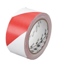 Nastro adesivo vinilico 767 5 cm x 33 m bianco/rosso Scotch