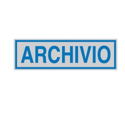 Targhetta adesiva ARCHIVIO 16