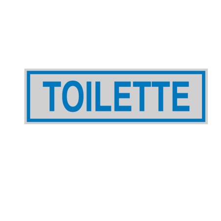 Targhetta adesiva TOILETTE 16