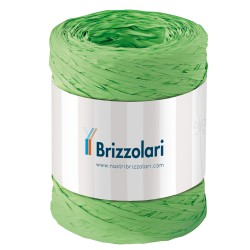 Nastro Rafia sintetica verde chiaro 10 5mmx200mt Brizzolari