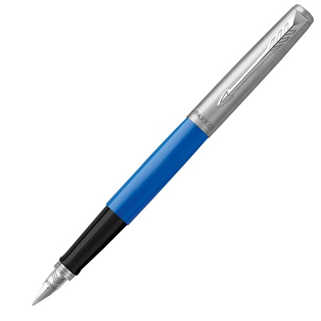 Penna stilografica Jotter Original punta M fusto blu Parker