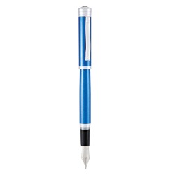 Penna stilografica Strata tratto medio fusto blu Monteverde