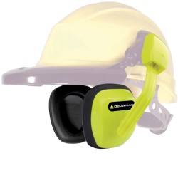 Cuffie antirumore Suzuka2 per elmetti giallo fluo Deltaplus