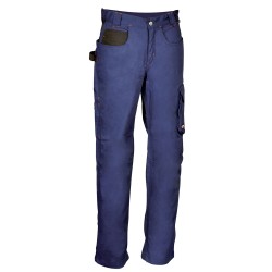 Pantalone da donna Walklander taglia 46 blu navy/nero Cofra