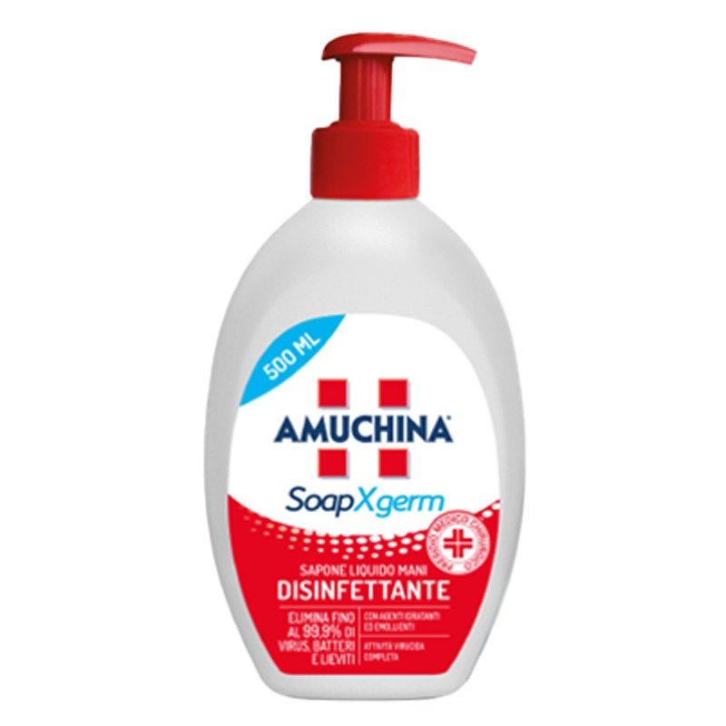 Sapone liquido disinfettante mani SoapXgerm 500 ml Amuchina