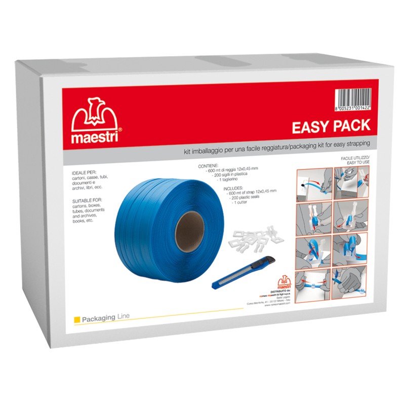 Kit reggia Easy Pack con sigilli e taglierino Romeo Maestri