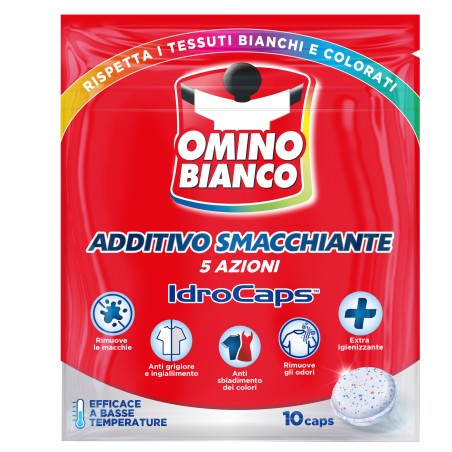 Additivo totale idrocaps 5 in 1 Omino Bianco conf. 10 pezzi