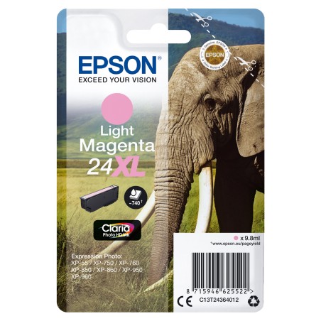 Epson Cartuccia ink 24XL Magenta chiaro C13T24364012 9