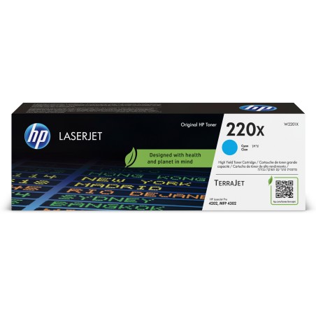 Hp Toner originale LaserJet HP 220X Ciano W2201X 5.500 pag