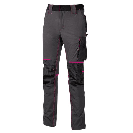 Pantaloni da donna Atom Lady taglia L grigio/fucsia Upower