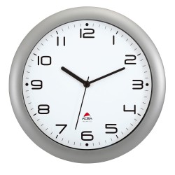 Orologio da parete Hornew diametro 30 cm grigio metal Alba