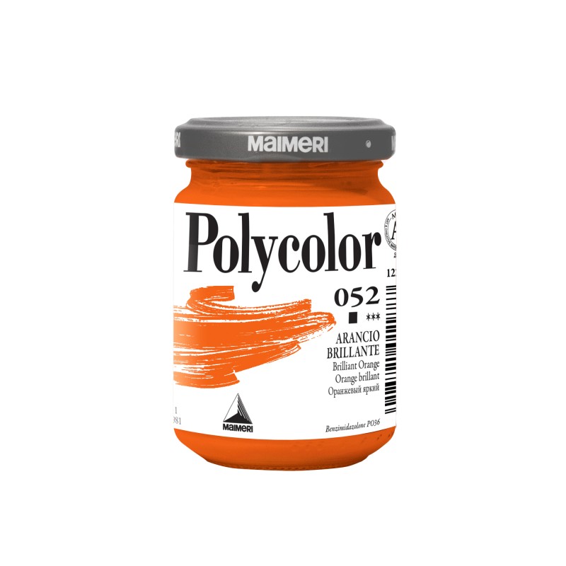 Colore vinilico Polycolor 140 ml arancio brillante Maimeri