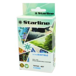 Starline Cartuccia Ink compatbile per Epson 407 Ciano 26ml