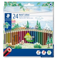 Pastelli colorati Noris Colour Staedtler astuccio 24 pezzi