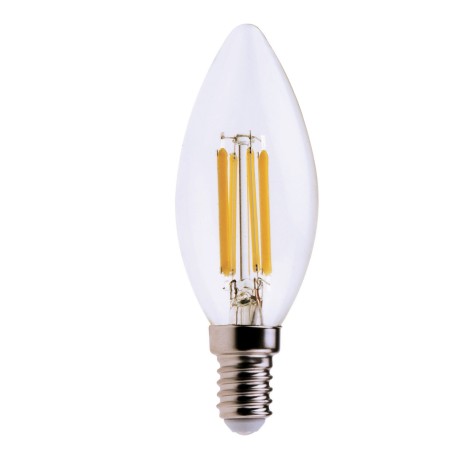 Lampada Led candela 6W E14 4000K luce bianca naturale MKC