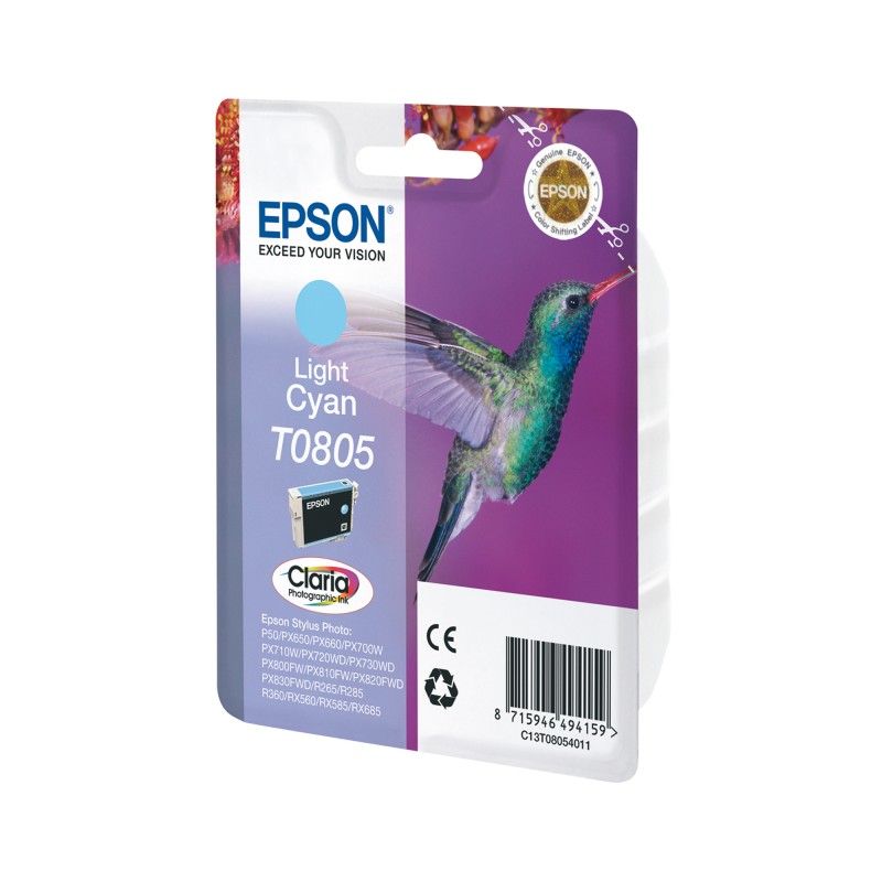 Epson Cartuccia ink Ciano chiaro T0805 C13T08054011 7