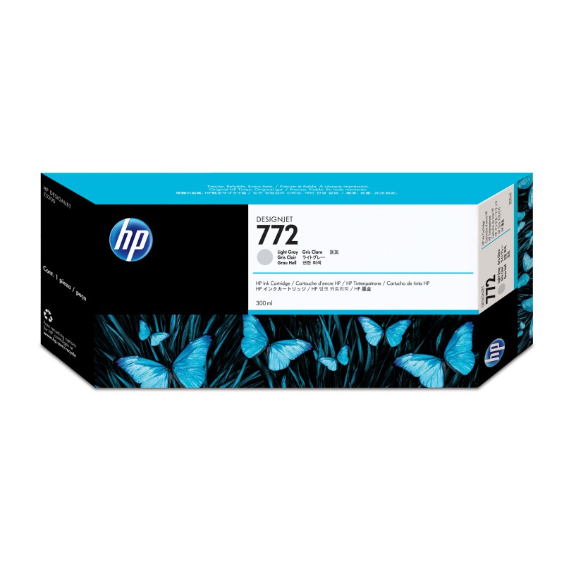 Hp Cartuccia ink originale 772 Grigio chiaro CN634A 300ml