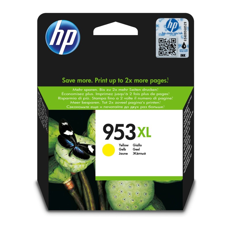 Hp Cartuccia ink originale 953XL Giallo F6U18AE 1.600 pag