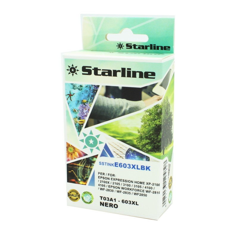 Starline Cartuccia 603XL Stella Marina Nero JNEP603B 14ml