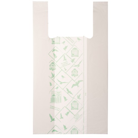 Shoppers Midi 28 x 50 cm materbi bianco scatola 500 pezzi