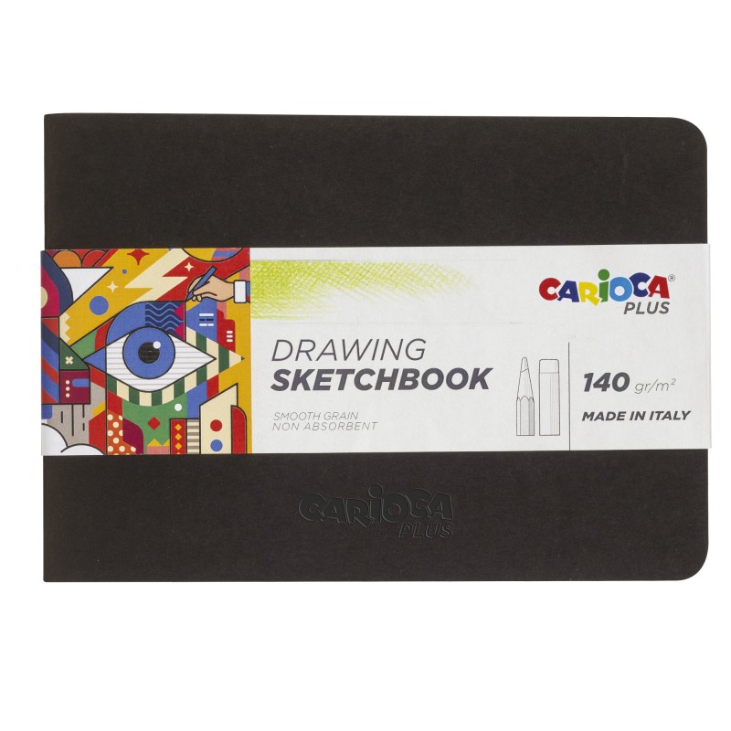 Album Sketchbook rilegato A5 140 gr 20 fogli Carioca Plus