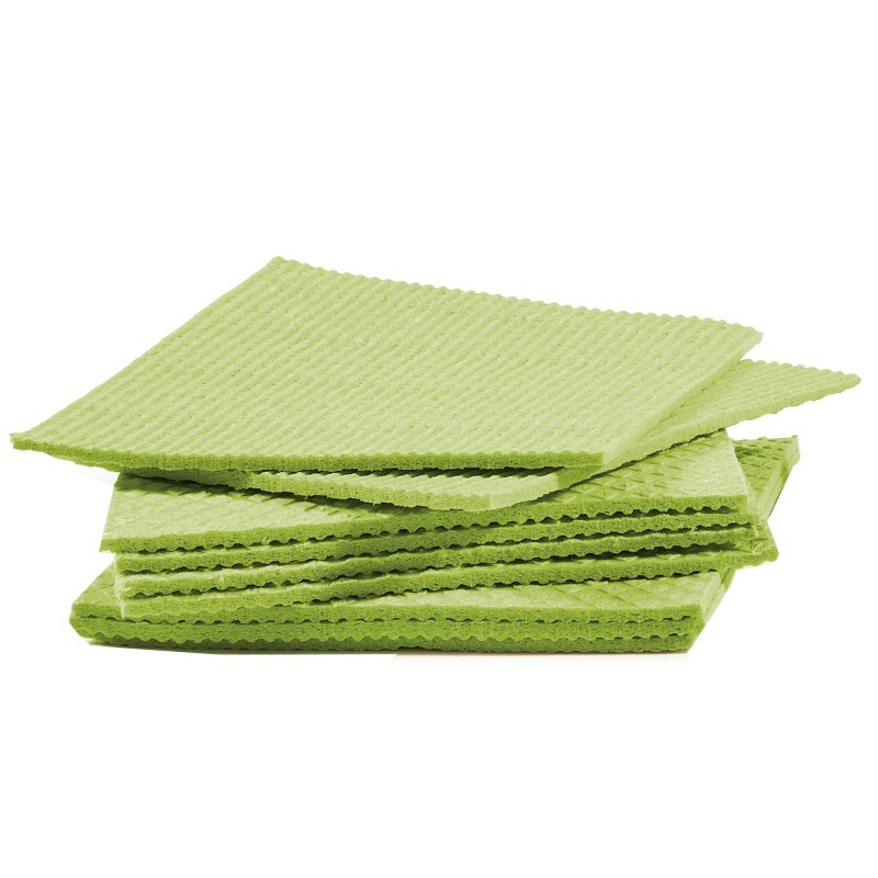 Pannospugna Aquos 18 x 20 cm verde Perfetto pack 10 pezzi