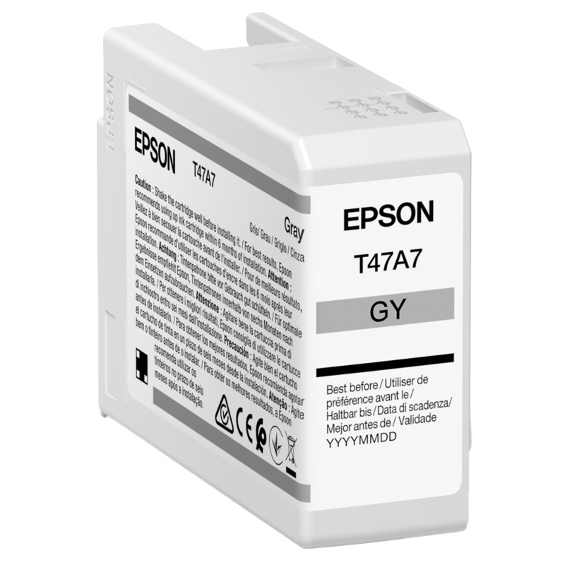 Epson Cartuccia UltraCrome Pro 10 Grigio C13T47A700 50 ml