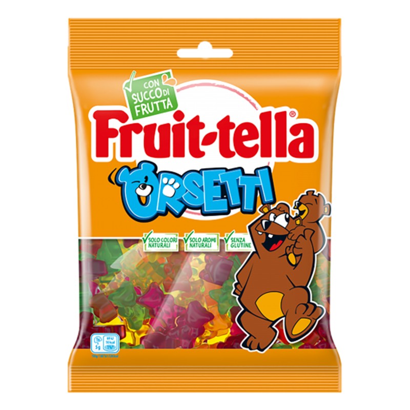 Caramella gommosa orsetti formato pocket 90 gr FruitTella