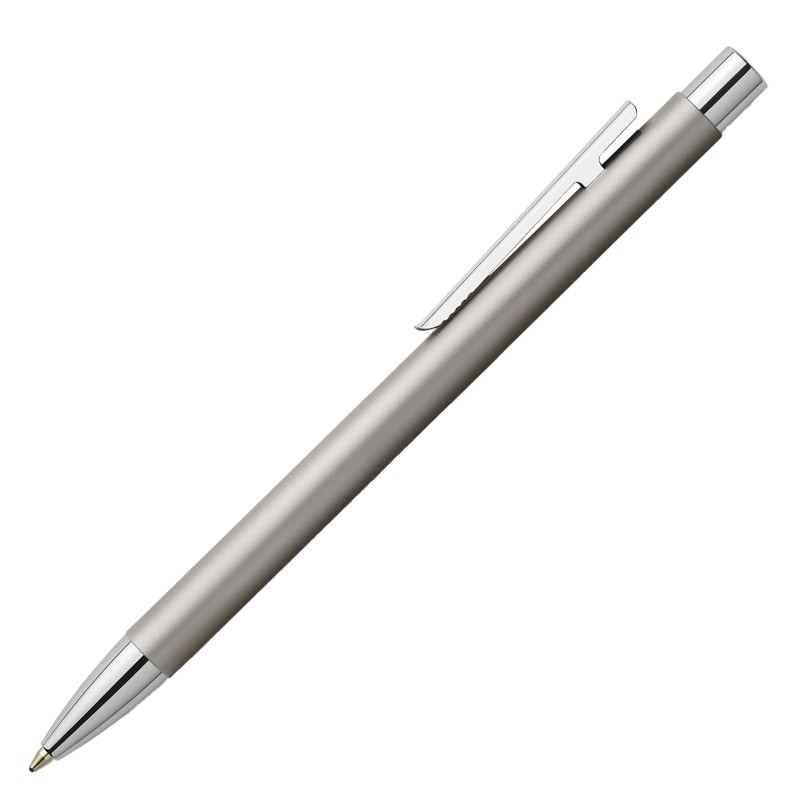 Penna a sfera Neo slim punta M fusto acciaio FaberCastell