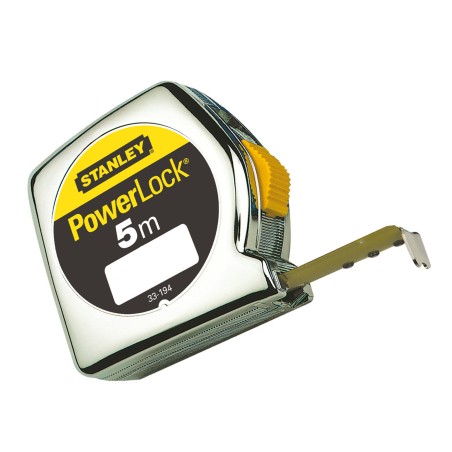 Flessometro PowerLock 5 m larghezza nastro 1,9 cm Stanley