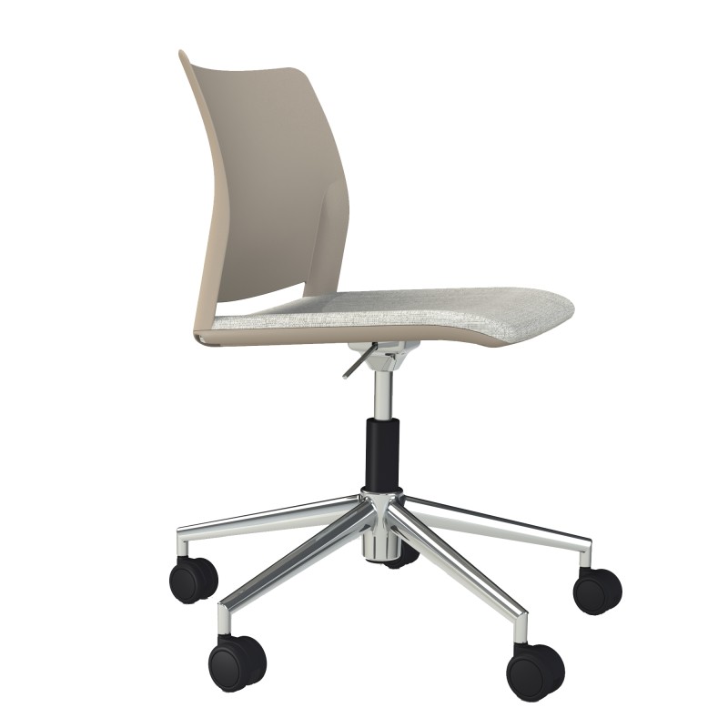 Seduta Home/Office Alpha APGT senza braccioli beige Unist