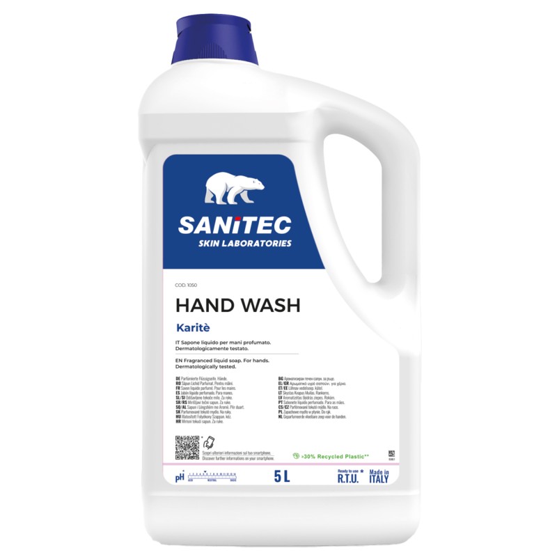 Sapone liquido Hand Wash Karité tanica 5 L karité Sanitec