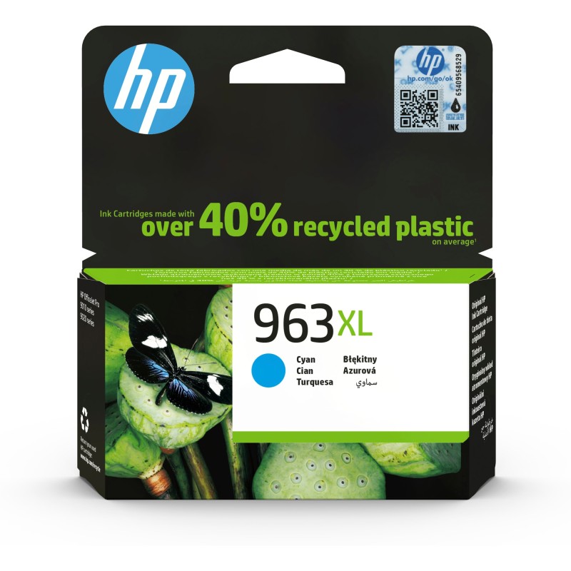 Hp Cartuccia ink originale 963XL Ciano 3JA27AE 1.600 pag