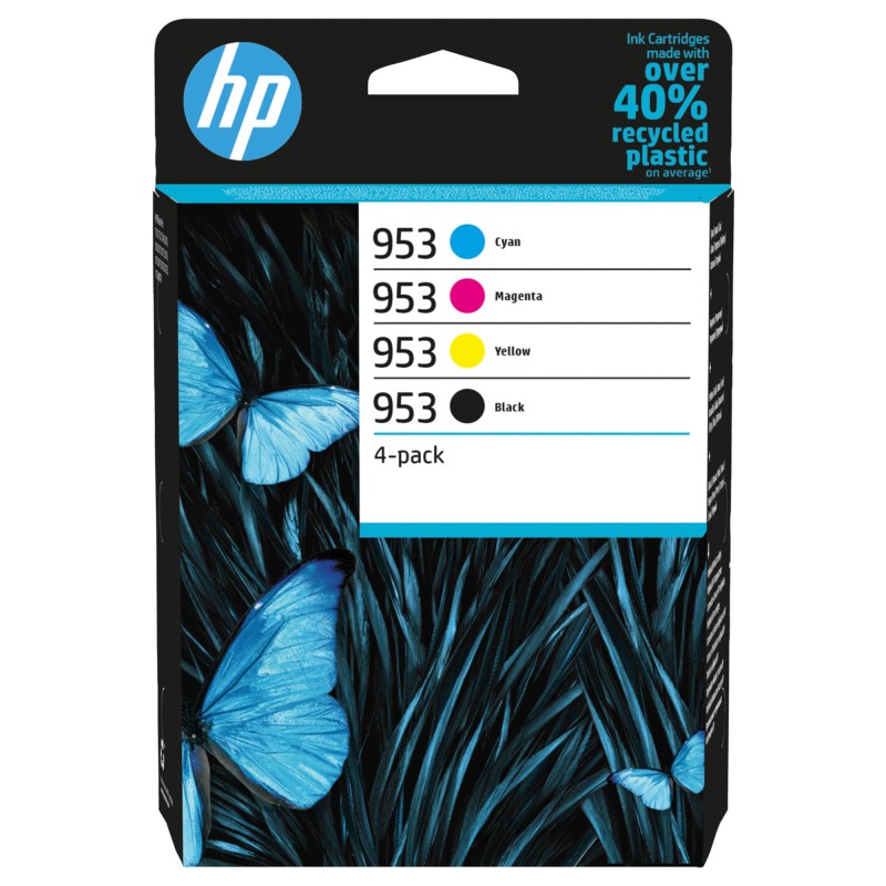 Hp Cartuccia ink originale 953 C/M/Y/K 6ZC69AE 3.100 pag