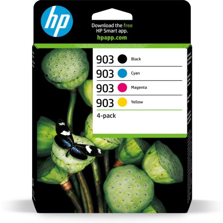 Hp Cartuccia ink originale 903 C/M/Y/K 6ZC73AE 1.245 pag