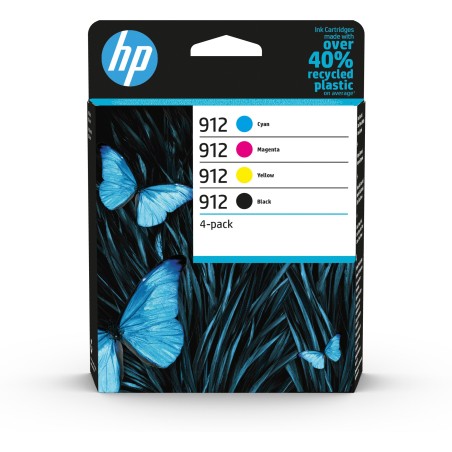 Hp Cartuccia ink originale 912 C/M/Y/K 6ZC74AE 1.245 pag