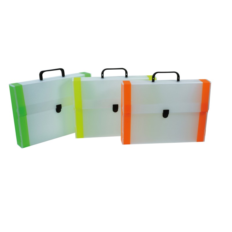 Valigetta Polionda 28x38cm dorso 5cm dorso fluo Ri.plast