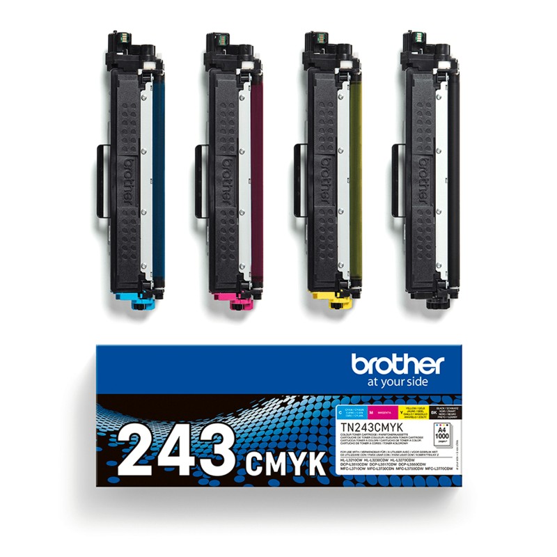 Brother Multipack Toner C/M/Y/K TN243CMYK 1.000 pag cad.