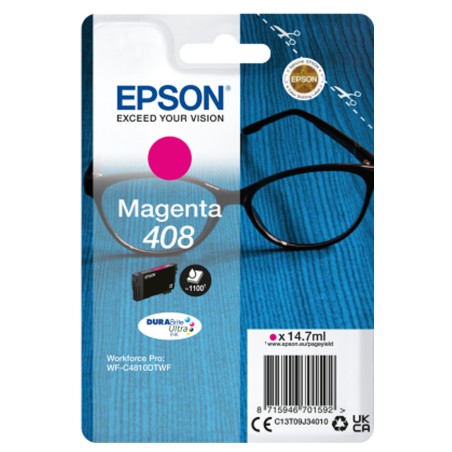 Epson Cartuccia DuraBrite Ultra 408 Magenta C13T09J34010