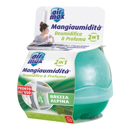 Kit Mangiaumidità 2 in 1 Deo Brezza Alpina 40 gr Air Max