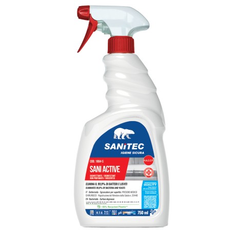 Disinfettante sgrassatore Sani Active 750 ml Italchimica