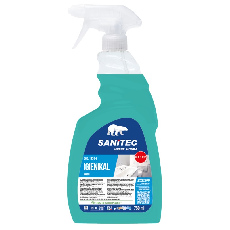 Detergente disincrostante Igienikal Fresh 750 ml Sanitec