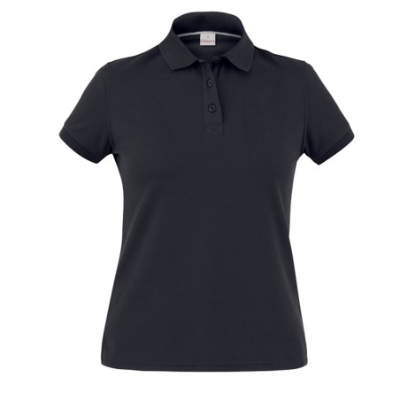 Polo Susan da donna manica corta taglia M nero Giblor's