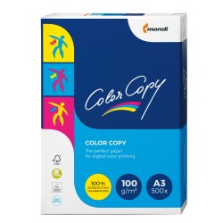 Carta Color Copy A3 100 gr bianco Mondi conf. 500 fogli