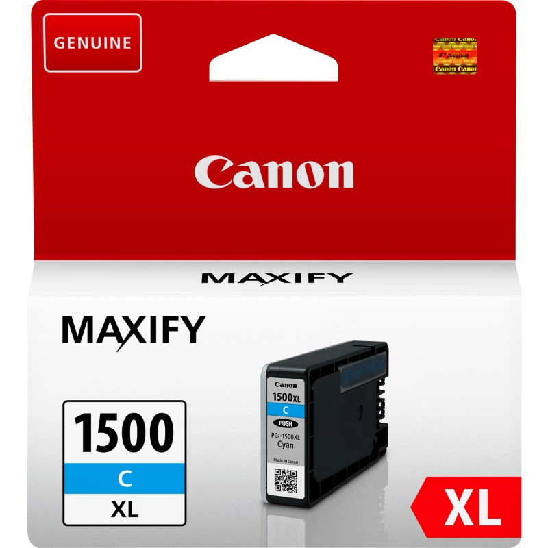 Canon Cartuccia ink Ciano 9193B001 PGI1500XLC 1.020 pag