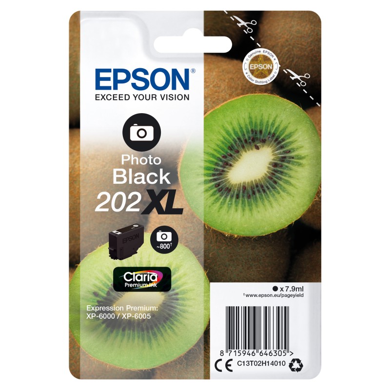 Epson Cartuccia ink 202XL Nero Photo C13T02H14010 7