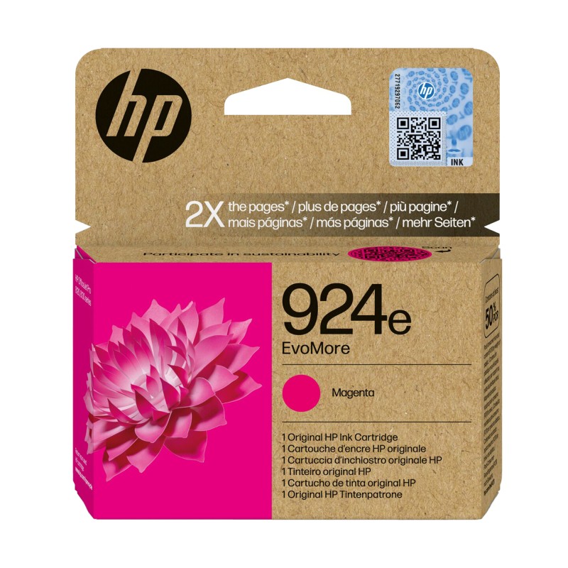 Hp Cartuccia ink originale 924e Magenta 4K0U8NE 800 pag