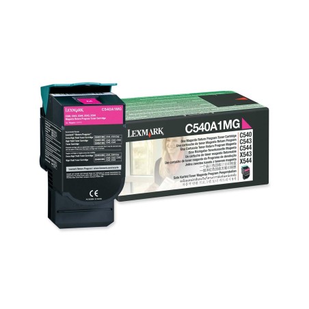 Lexmark Toner Magenta C540A1MG return program 1.000 pag